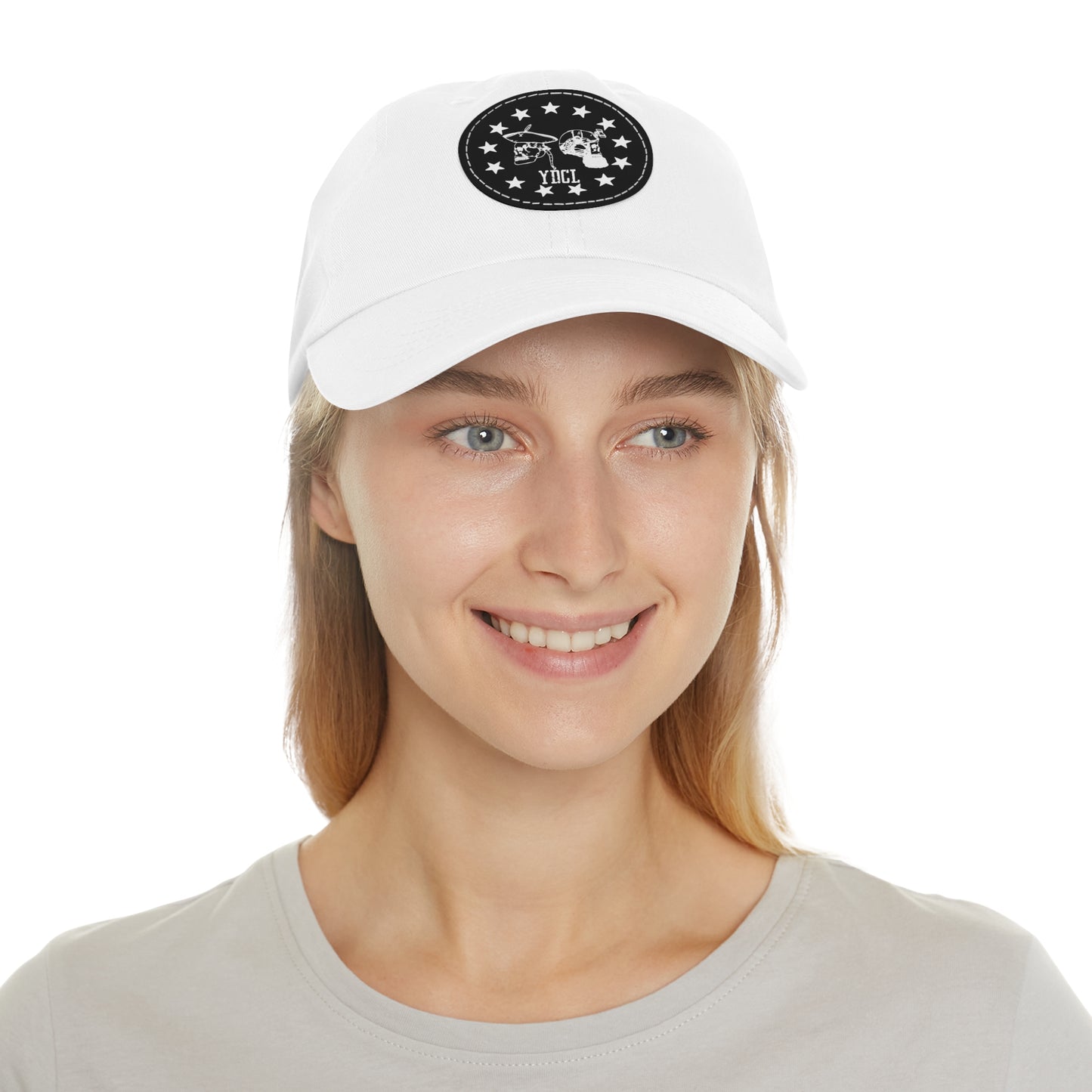 YDCL Hat with Leather Patch (Round)