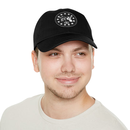 YDCL Hat with Leather Patch (Round)